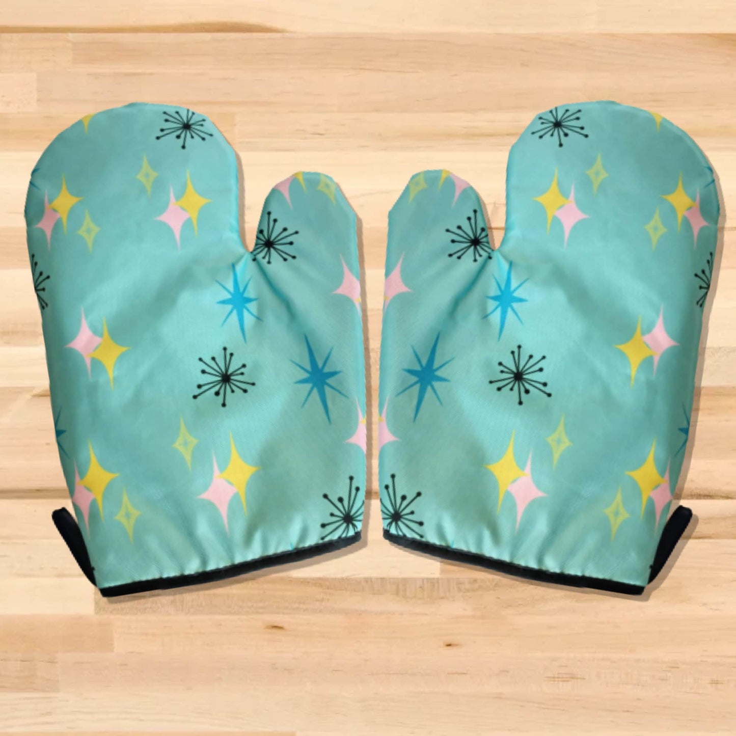 5 Piece Retro Cookie Cutter Set 50s Kitchen Mid Century Modern MCM Stainless Steel