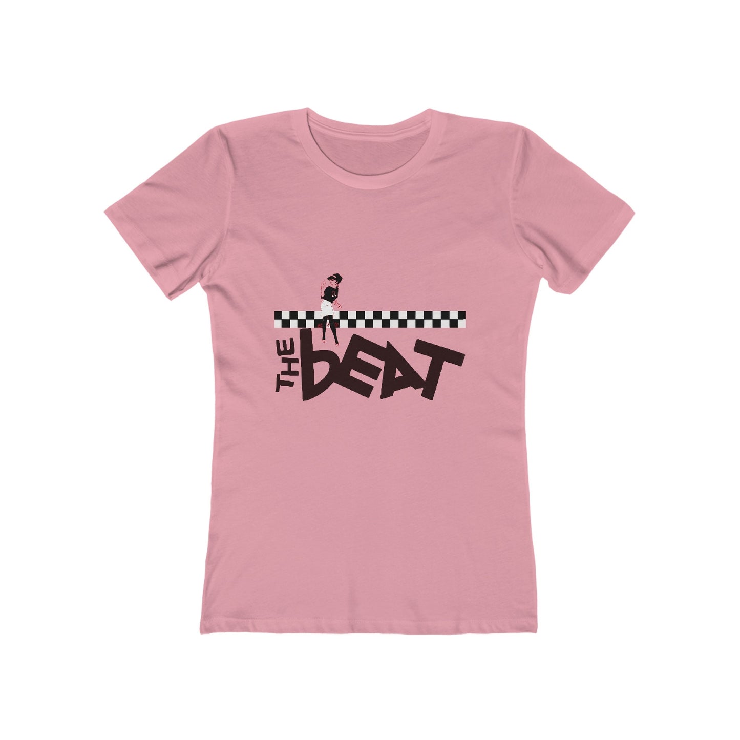 The Beat 80s Tshirt black and white Eighties nostalgia gift checkered T shirt Tee for Women