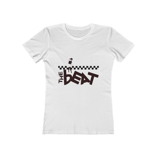 The Beat 80s Tshirt black and white Eighties nostalgia gift checkered T shirt Tee for Women
